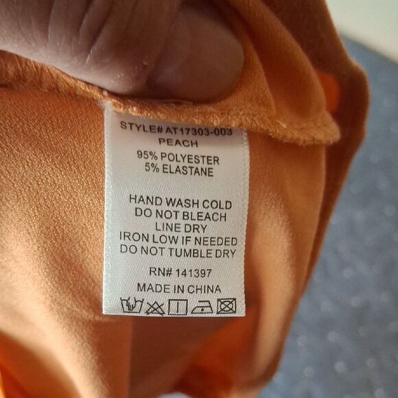 ASTR Orange Bodysuit size small new - Picture 3 of 4